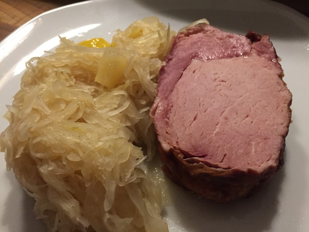 Kasseler mit Sauerkraut